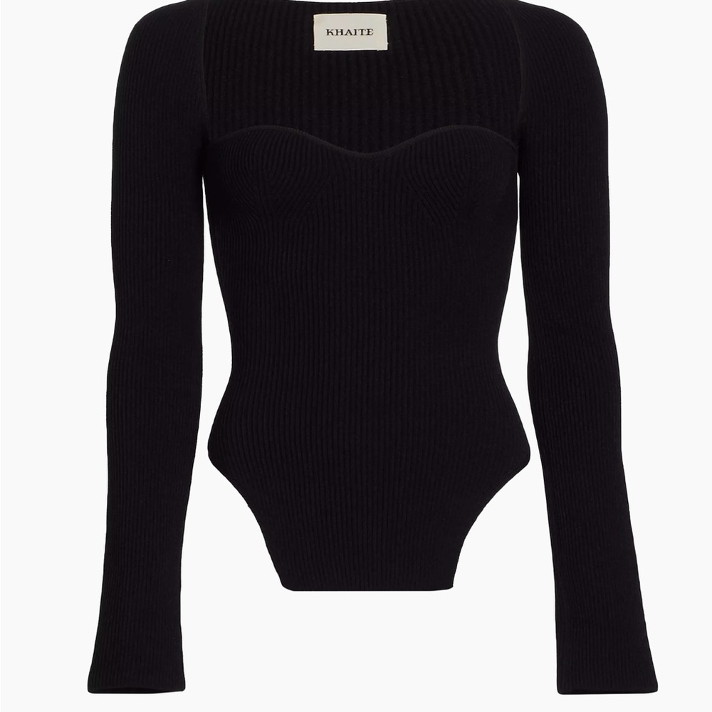 Khaite Maddy Long Buister Top- size XS.